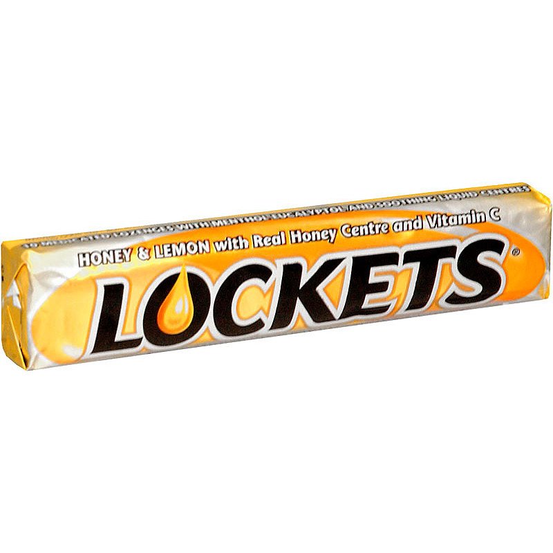 Lockets with vitamin C stick pack honey & lemon 24