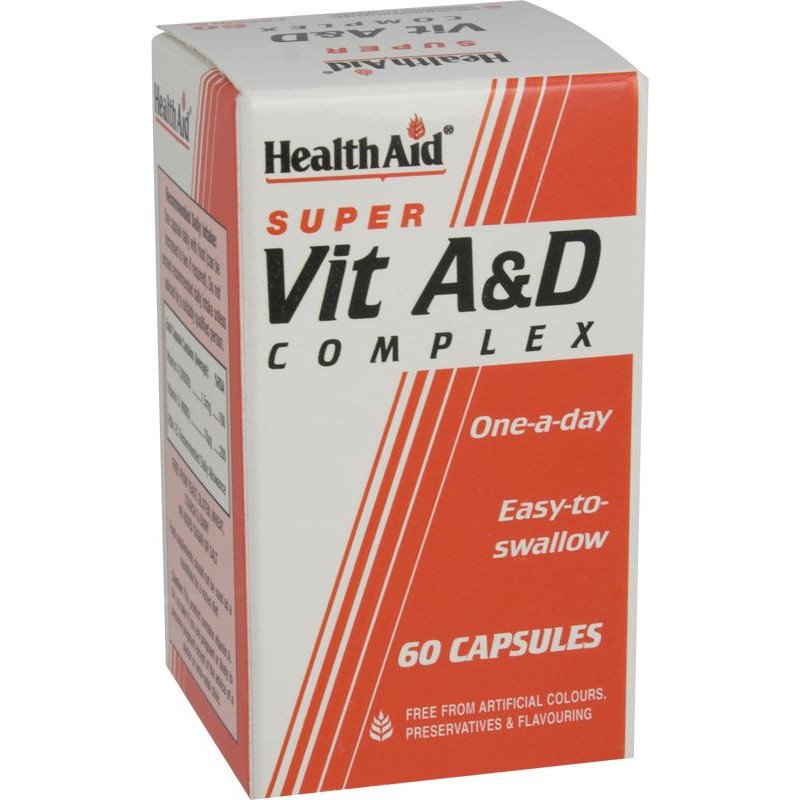 Healthaid vitamin A & D supplements super complex capsules 60 pack