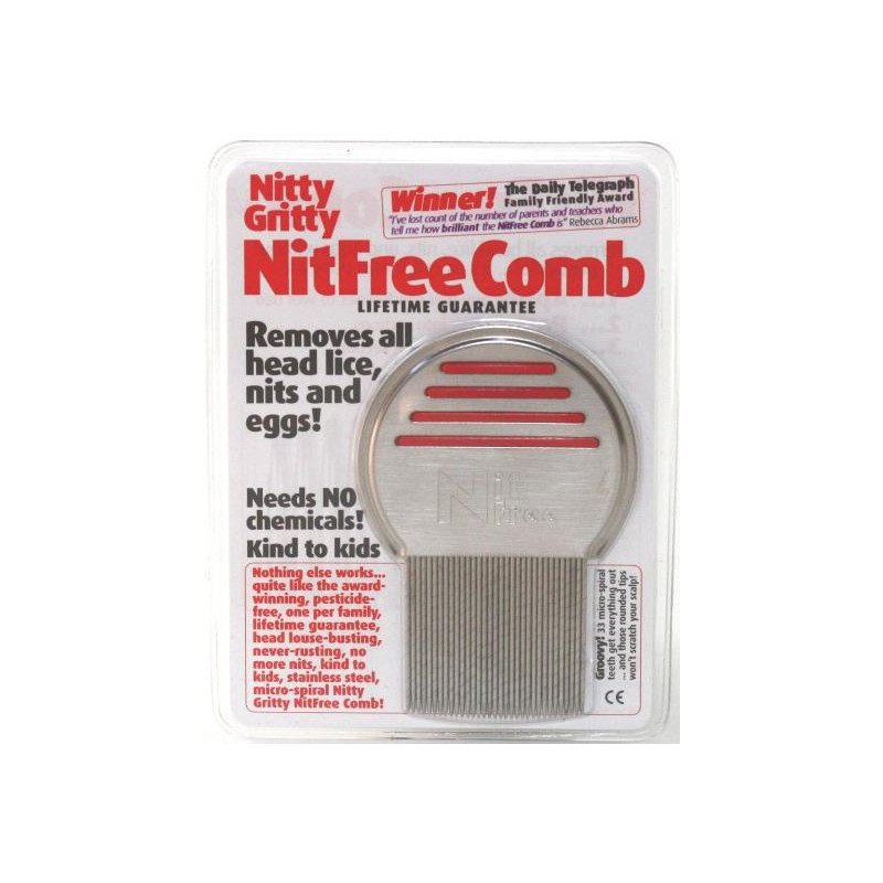 Nitty gritty NitFree comb