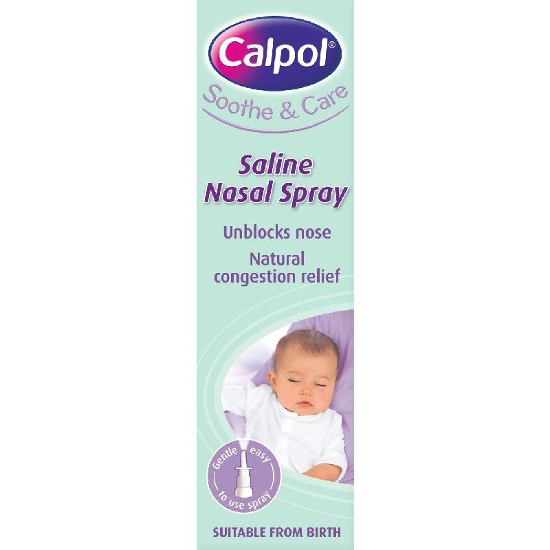 Calpol Soothe & Care saline nasal spray 0.9% 15ml