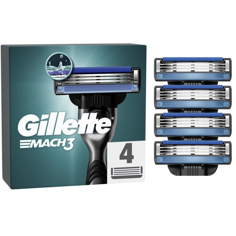 Gillette blades Mach3 4 pack