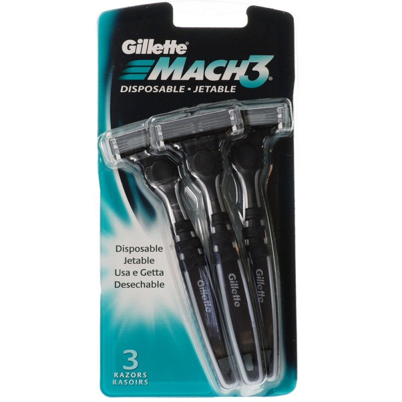 Gillette disposable razors Mach 3 3 pack