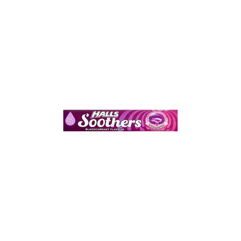 Halls Soothers Blackcurrant Juice Sweets 45g