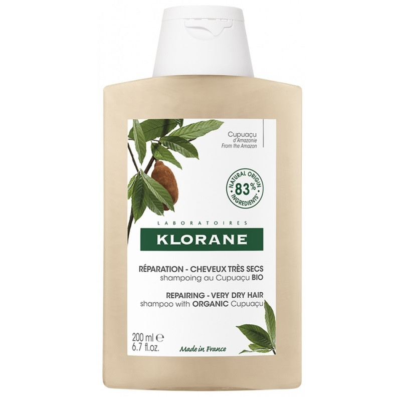 Klorane Very Dry Hair Shampoo with Cupuaçu Organic 200ml