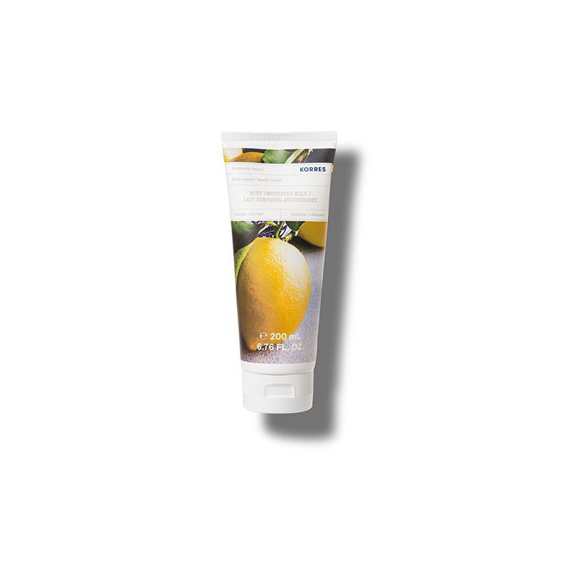 Korres Body Smoothing Milk 200ml - Basil Lemon