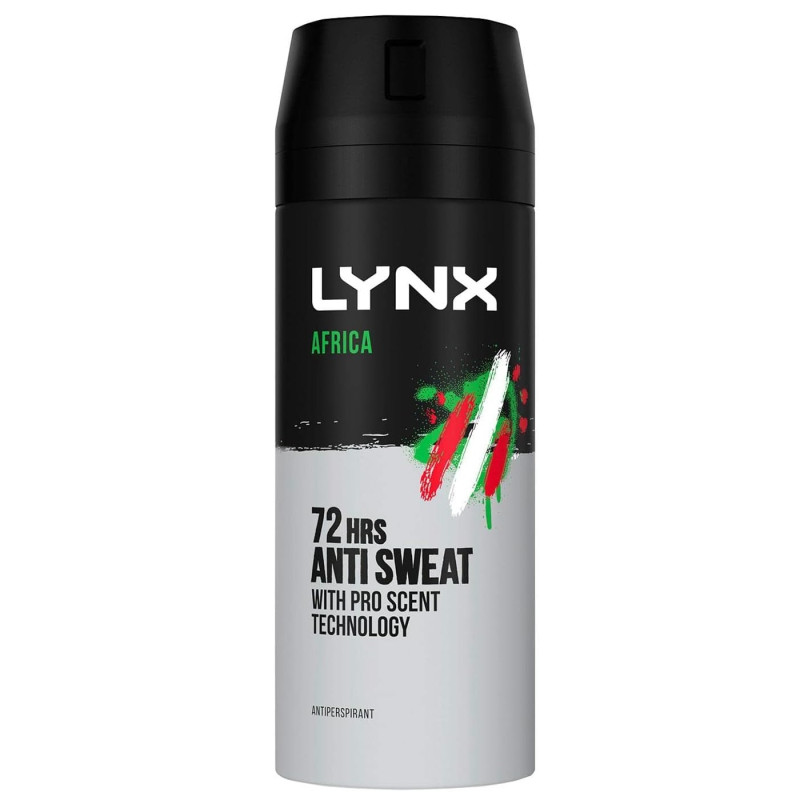 Lynx Africa Aerosol Anti-Perspirant Deodorant 150 ml