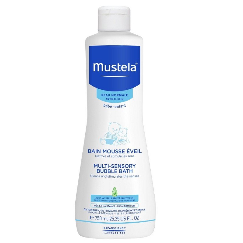 Mustela Multi Sensory Bubble Bath - 750 ml