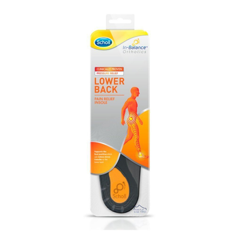 SCHOLL insoles in-balance lower back small 