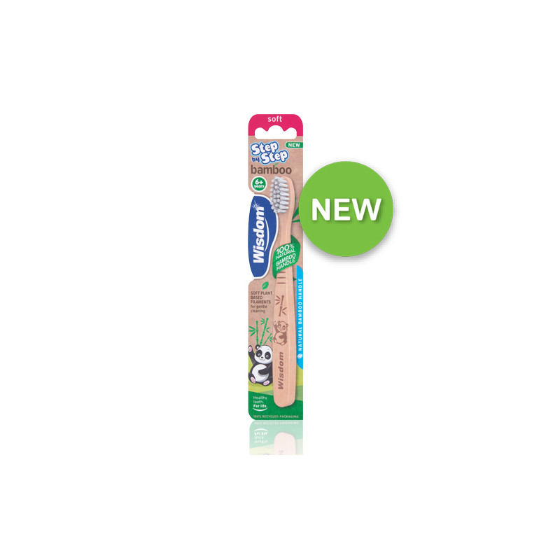 Wisdom Step by Step bamboo toothbrush 6+ years