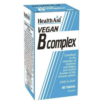 Healthaid vitamin B supplements vegan B complex tablets 60 pack