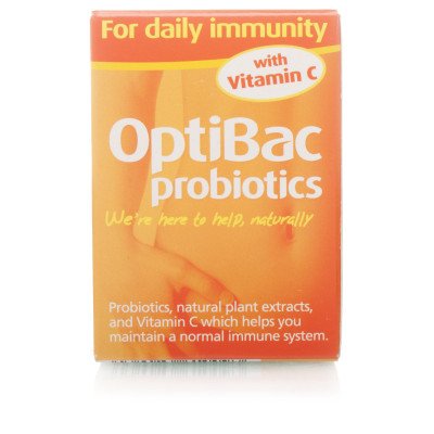 Optibac probiotic food supplements daily immunity capsules 30 pack