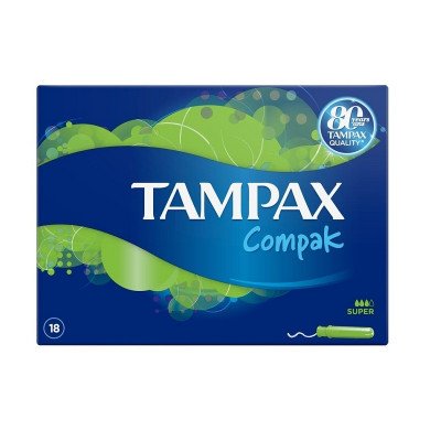 TAMPAX compak tampons super  18