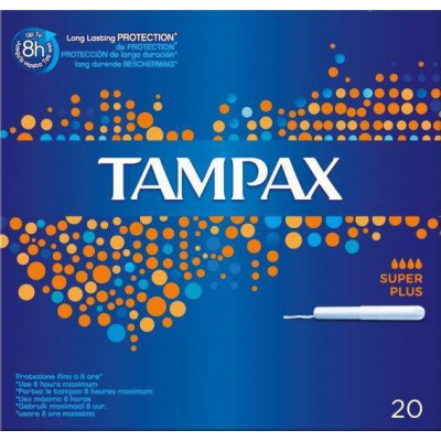 Tampax tampons super plus 20 pack