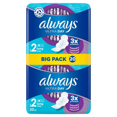 ALWAYS ULTRA sanitary towels long with wings size 2 20