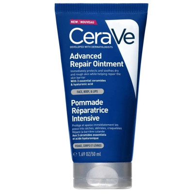 CeraVe Advanced Repair Ointment Face Body Lips 50ml