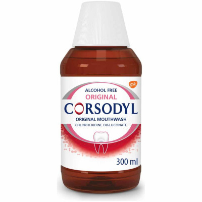 CORSODYL mouthwash original alcohol free 0.2% 300ml
