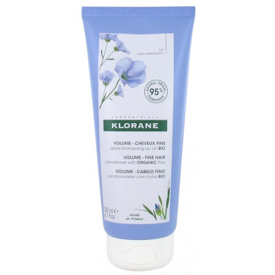 Klorane Fine Hair Conditioner Volume with Organic Flax 200ml