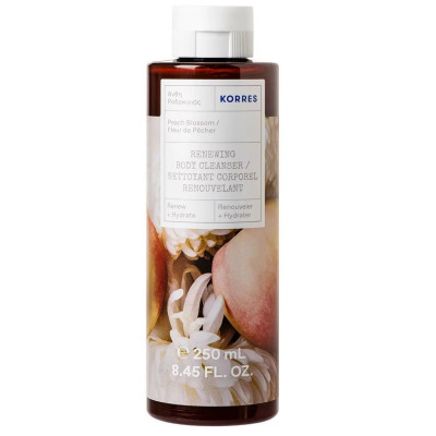 Korres Renewing Body Cleanser 250ml - Peach Blossom