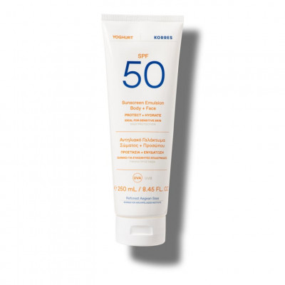 Korres Yoghurt Sunscreen Emulsion Body + Face SPF 50