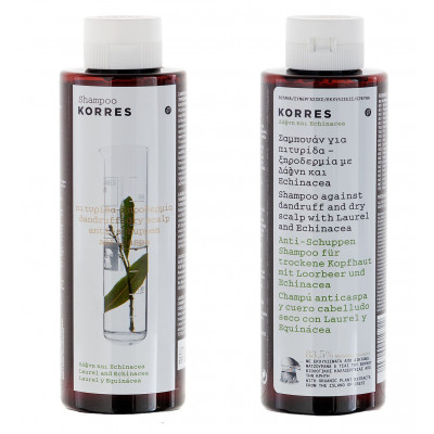 Korres Shampoo Laurel and Echincea_for dry scalps and dandruff_ 250ml 