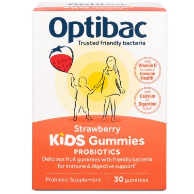 OPTIBAC probiotic food supplements kids gummies  30
