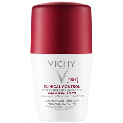 Vichy Deodorant roll-on antiperspirant clinical control 96H, 50 ml
