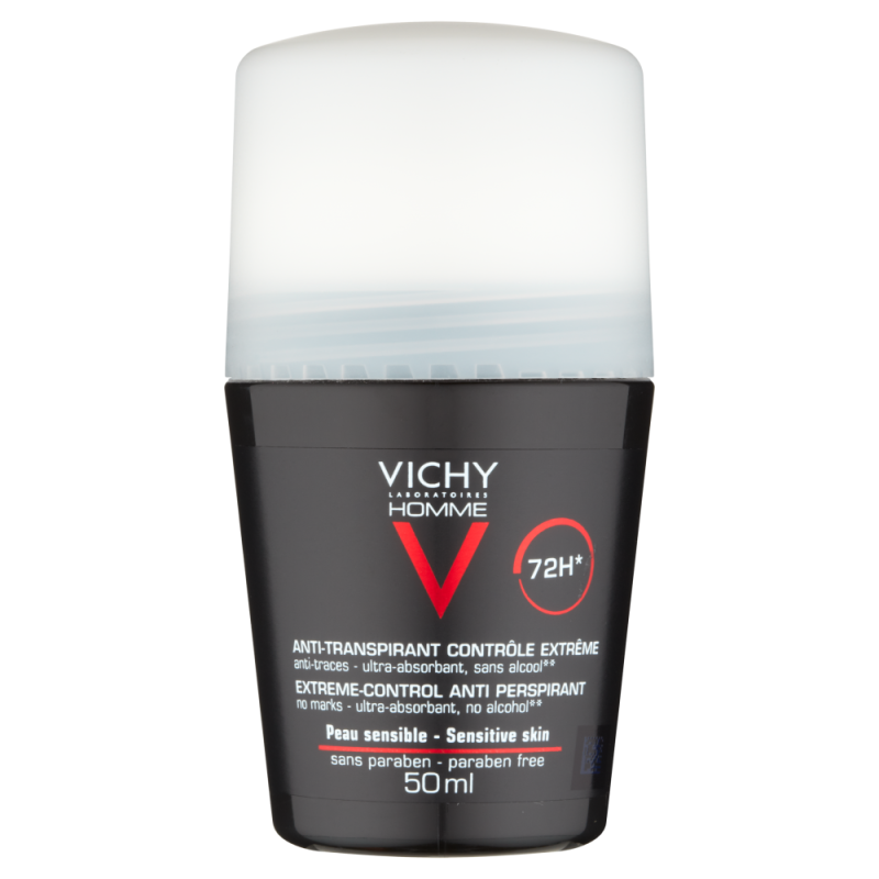 Vichy Homme antiperspirant deodorant roll-on extra strength 50ml