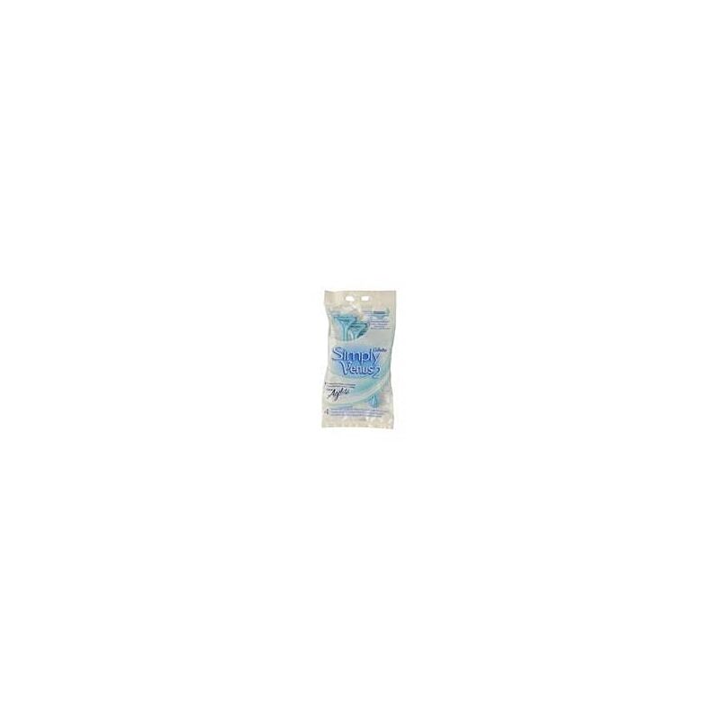 Gillette Simply venus disposable razors moist strips 4 pack