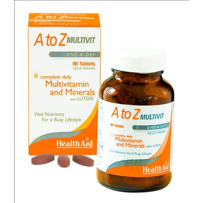 Healthaid multivitamin & mineral supplements A-Z tablets 90 pack