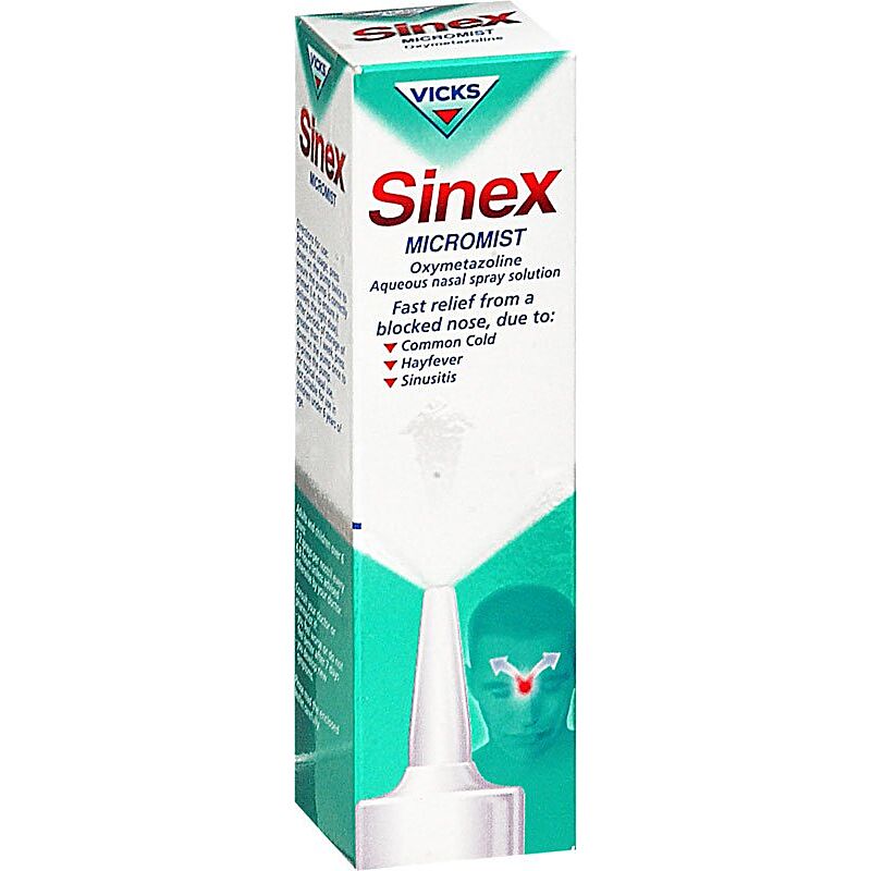 Vicks Sinex micromist nasal pump spray 0.05% 15ml