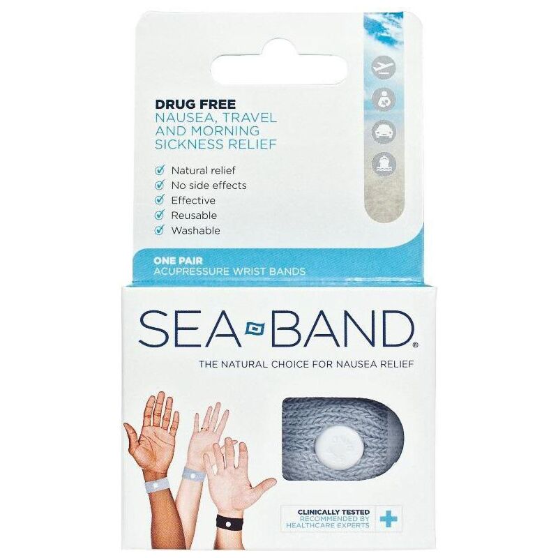 Sea-band wrist band grey