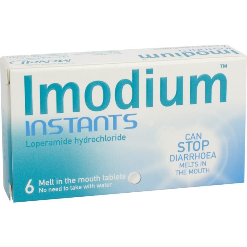 Imodium instants orodispersible tablets 2mg 6 pack