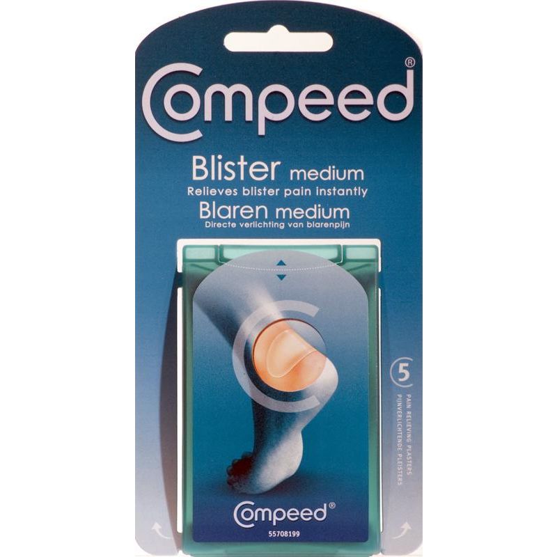 Compeed Hydrocolloid patches blisters medium 5 pack