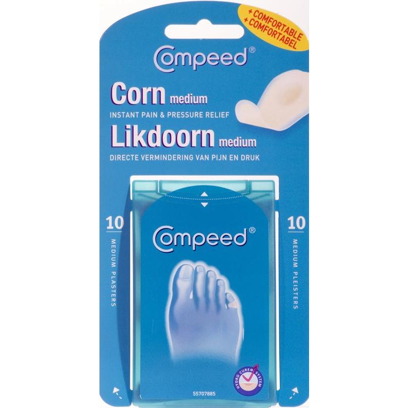 Compeed Hydrocolloid patches corns 10 pack