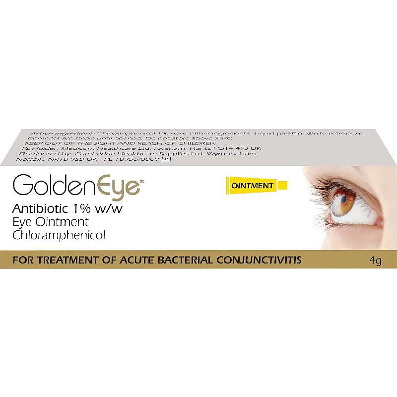 Golden eye antibiotic ointment 1% w/w 4g