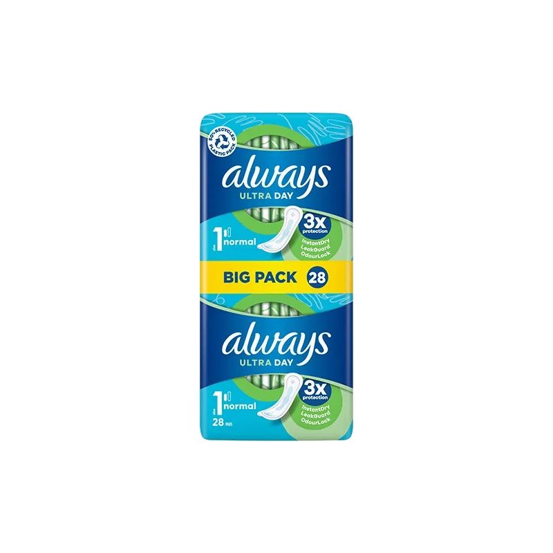 ALWAYS ULTRA sanitary towels normal without wings size 1 28