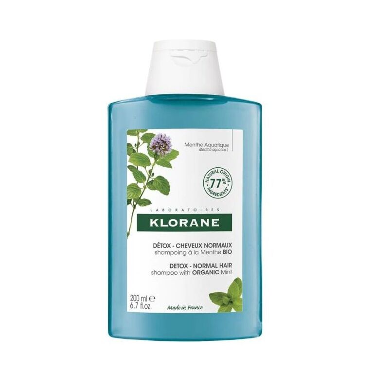 Klorane Detox - Normal Hair Shampoo with Mint Organic 200ml