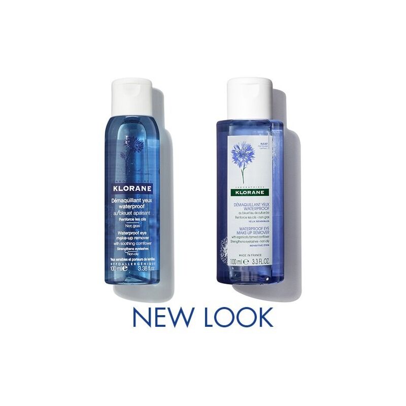 Klorane Waterproof Eye Make-Up Remover with Cornflower 100ml