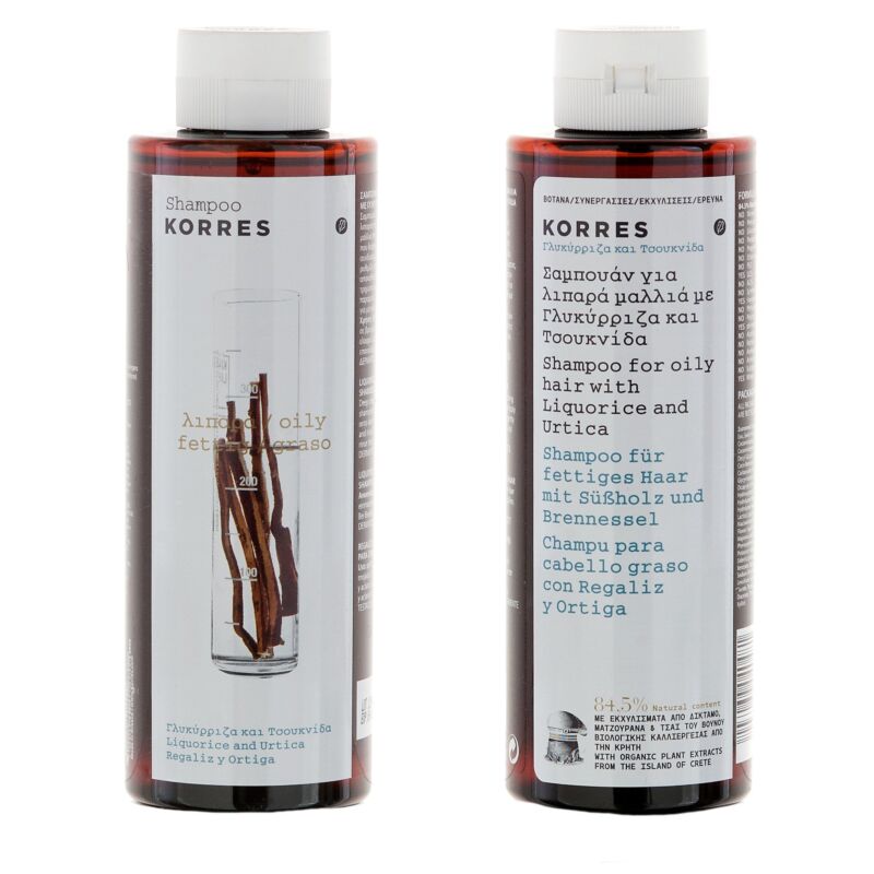 Korres Shampoo Liquorice and Urtica_for oily hair_250ml 
