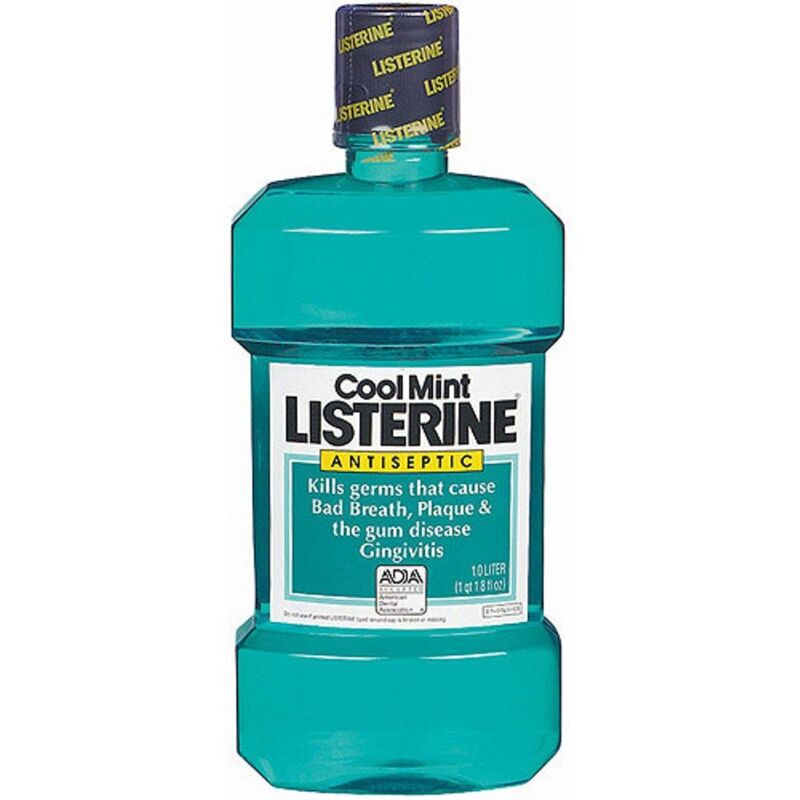 Listerine antiseptic mouthwash coolmint 1ltr