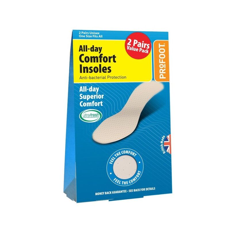 Profoot all-day comfort insole one size 2 pack 