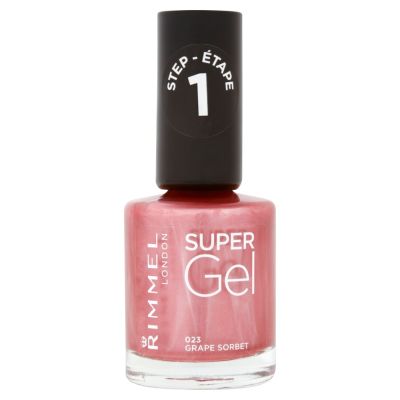 RIMMEL super gel nail polish Grape Sorbet 023