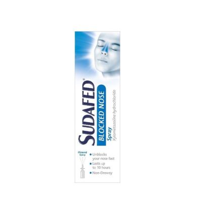 Sudafed blocked nose nasal spray 0.1% 15ml