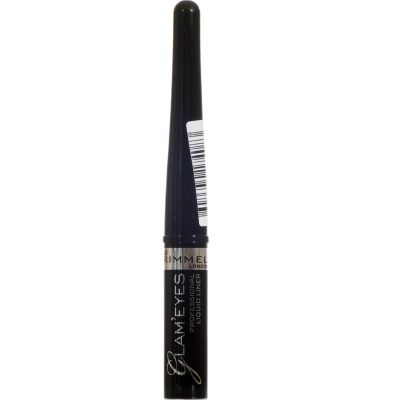 RIMMEL glameyes liquid eyeliner blk glam