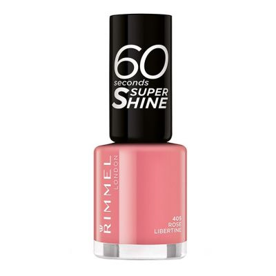 RIMMEL 60 seconds super shine nail polish Rose Libertine 405
