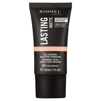 Rimmel London Lasting Matte Foundation Fair Porcelain 30ml