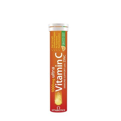 Ultra vitamin C with zinc effervescent tablets 20 pack 