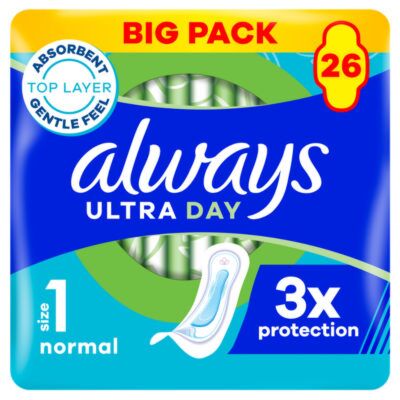 Always Ultra Day Sanitary Towels Normal 26s