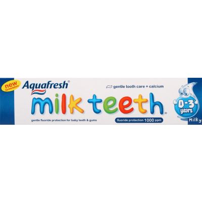 Aquafresh toothpaste childrens milk teeth 50ml