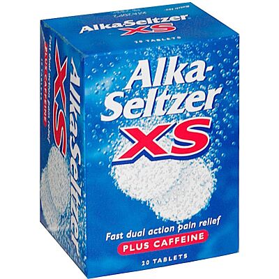 Alka-seltzer xs tablets 20 pack